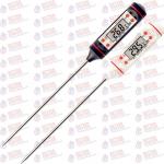 Stainless Steel ABS Digital Food Thermometer Built In Button Battery for sale