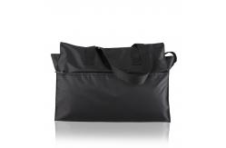 China High quality wholesale cheap shopping black nylon foldable tote bag supplier