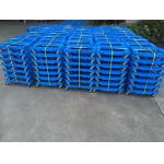 Transportation Plastic Dolly Loading Totes With 3 Inches PU Brake Casters