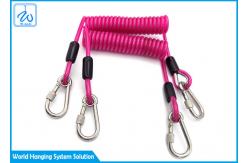 China SGS 16mm Coil Ring Tools Security 3m Spring Lanyard supplier