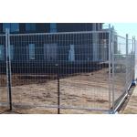 White Temporary Security Fence 1.8m Height Perimeter Patrol Temporary Fencing for sale