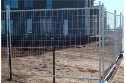 China White Temporary Security Fence 1.8m Height Perimeter Patrol Temporary Fencing supplier