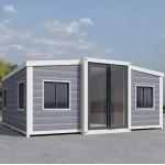 Easy Install 20ft Expandable Container House 2 Bedrooms Tiny Home Prefabricated Casas Durable Space Saving Design for sale