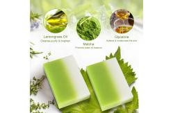 China Private Label Nature Organic Moisturing Matcha Lemengrass handmade bath soap 135g supplier