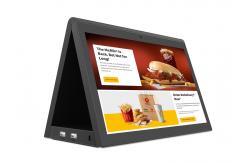 China 10 Inch Android Tablet with Dual Screen RK3288 Desktop POE Advertising Tablet PC supplier