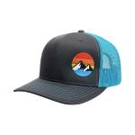 ODM Pre-Curved Brim Trucker Mesh Hats Cap For Adult