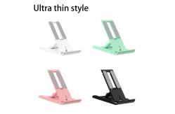 China Anti Slip Foldable Desktop Phone Stand Ultra Thin Mini ABS supplier