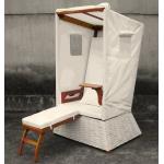 Double Seat Roofed Wicker Beach Chair for sale