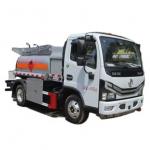 Dongfeng Dfac Mini Fuel Tank Truck 3000L Small Fuel Bowser Truck with 90HP Engine for sale