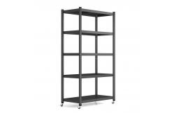 China Multi Size Five Layers White Movable Steel Shelf Rack supplier