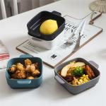 Customized Small Square Ceramic Baking Dish For Home Restaurant for sale