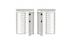 China 90 / 120 Degree Rotation Full Height Turnstile Gate Semi Automatic 650mm Passage Width supplier
