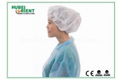 China Customerized Surgical Nonwoven Bouffant Scrub Hats For Hygienic / Clinics ,  FDA Standard supplier