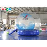 Advertising Christmas Yard Inflatable Holiday Decorations Ball Giant Snow Globe for sale