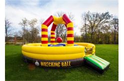 China Funny PVC Inflatable Demolition Games Fire Retard ,Inflatable Wrecking Ball For Team supplier