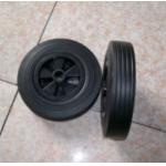 Rubber Tyre Trash Can Replacement 8inch Wheelie Bin Wheels for sale