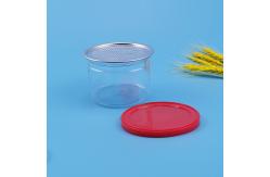 China Lightweight Recyclable 450ml Plastic Food Cans for nuts beans supplier
