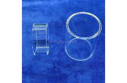 China Customized Infrared Fused Silica Tube Heat Resistant High Purity supplier