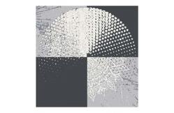 China Retro Style Printed Nylon Carpet Tiles With PU Backing For Ballroom supplier