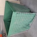Mil 3 Welded Mesh Defensive Barrier Square Hole With Nonwoven Polypropylene Geotextile for sale
