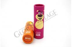 China OEM Custom Lipstick Paper Tube Containers 20mm DIAM Without Mechanism supplier