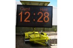 China P16 Two Amber Portable Variable Message Sign Viewing Angle 30°/30° supplier