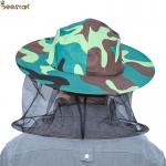 Beekeeping Protective Hat Single-Inner Layer Camouflage Bee Hat Polyester Material for sale