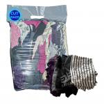 100 Cotton Rags coloured tshirt for industrial cleaning of 10KG packing bulk shop rags for sale