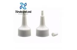 China Custom Long Nozzle Spout Cap Plastic Twist Cap Top Twisted Cap supplier