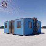Earthquake Resistant Tiny Prefab Folding House 27.5m2 2 Bedroom 1 Toilet for sale