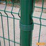 Round Post Match With V Security Steel Fence 6.0mm Using Plastic Clips for sale