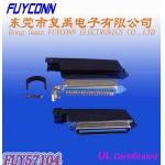 50 Pin Male Centronic Solder Connector with L Shape plastic housing for sale
