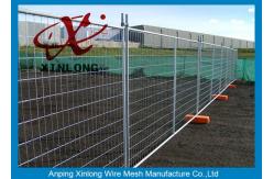 China Orange Customized Temporary Fence Panels For Environmental Protection Areas supplier