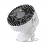 Plastic Stroller Plastic Clip Desk Fan 2000mah Rechargeable 5 Vane 6 Inch Usb Desk Fan for sale
