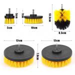 Polypropylene Scrub Medium Stiff Drill Brush Attachment 5pcs Per Set