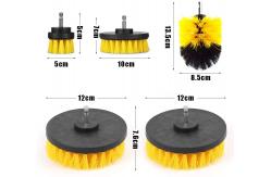 China Polypropylene Scrub Medium Stiff Drill Brush Attachment 5pcs Per Set supplier