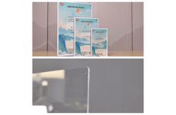 China Round 2.5mm T Shape Acrylic Sign Holder With Magnetic Display Stand supplier