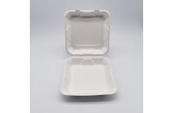China 900ml Biodegradable Takeout Containers , Microwavable Biodegradable Takeaway Boxes supplier