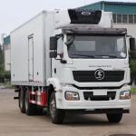 25 Tons 6x4 LHD RHD SHACMAN Refrigerator Truck With 9m Refrigerated Box