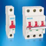 Sontuoec 10KA MCB Circuit Breaker IEC60898 3P AC DC Type for sale