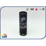 4c Printing Glossy Paper Tube packaging for cosmetics Silver Stamping for sale