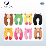 Durable Travel Neck Support Travel Pillow For Airplane , Animal Printing Customized for sale