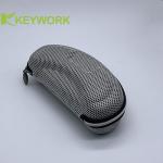 Snowflake Mesh Cloth Sports Sunglasses Case Shockproof EVA Water Drop Metal Zipper for sale