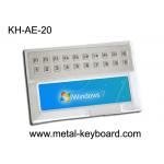 Weather - proof Stainless Steel Ruggedized Keyboard with 20 keys for Medical Kiosk for sale