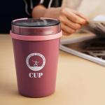 Microwave Heating Oatmeal Breakfast Cup Airtight Plastic Porridge Cup With Spoon
