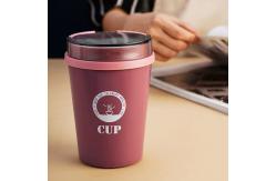 China Microwave Heating Oatmeal Breakfast Cup Airtight Plastic Porridge Cup With Spoon supplier
