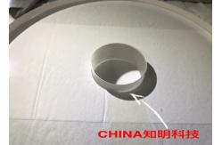 China Aspherical Dome Sapphire Optical Windows Dia150mm With Hole Tolerance ±0.1mm supplier