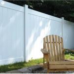6Ft Outdoor Garden White Cheap PVC Vinyl Privacy Fence Panel for sale