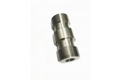 China Custom Aluminum Steel CNC Machining Parts With Threading Fitting supplier
