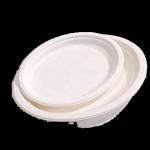 Custom Printed Compostable Smoothie Cups Sugarcane Bagasse Plate 20 Oz for sale
